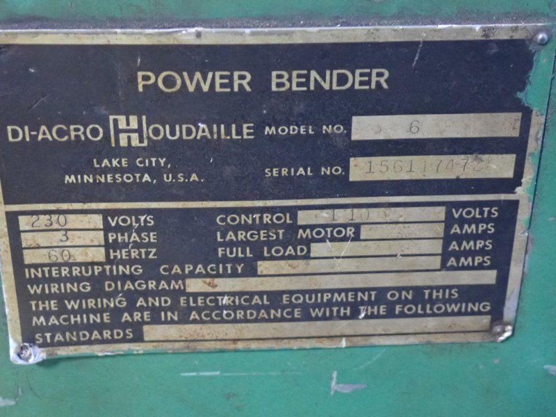 DI-ACRO POWER BENDER  -  6
