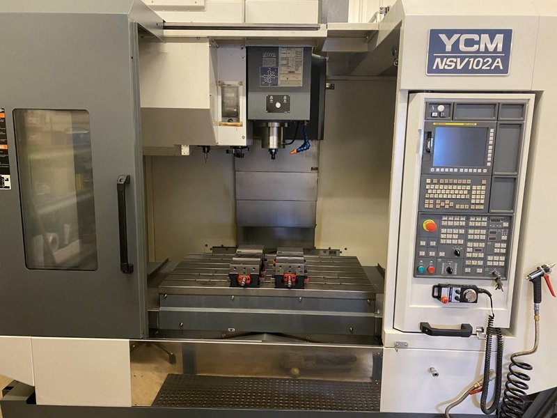YCM NSV 102A CNC Vertical Machining Center For Sale - 2012