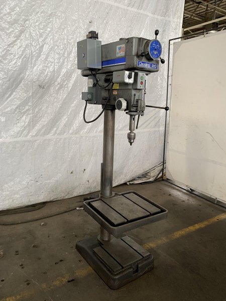 20" CLAUSING 2277 VARIABLE SPEED DRILL PRESS. STOCK # 0679924