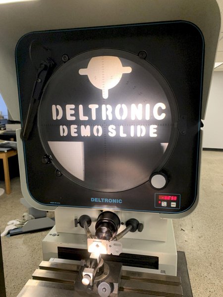 14" Deltronic Model DH214 Bench Top Optical Comparator, S/N 22910256.