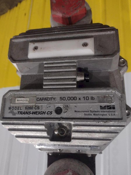 50,000 LBS MSI MODEL #6260CS TRANS-WEIGH WIRELESS CRANE SCALE: YOBRO #24759