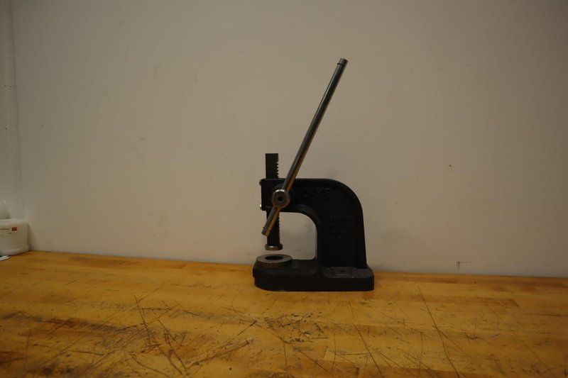 DAKE CORPORATION Arbor Press: 1 Ton Force in Tons, 3 1/2 in Swing- Auction Item