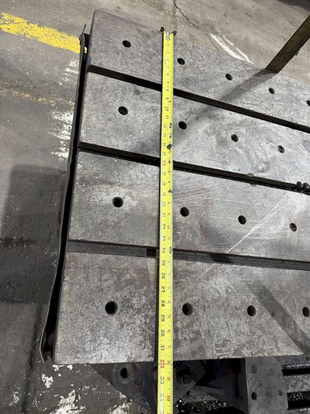 96&quot; x 32&quot; x 16&quot; HIGH T-SLOTTED DRILL LAYOUT BOX TABLE: STOCK 24333