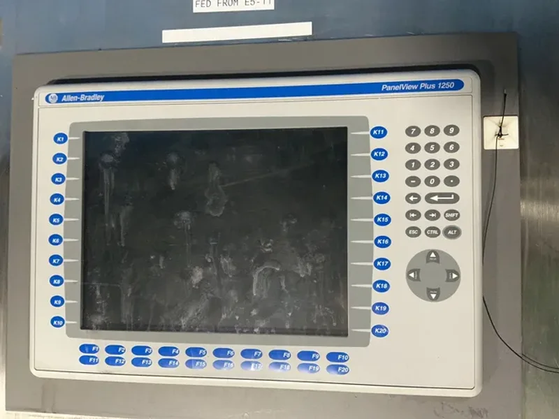 HOFFMAN, ALLEN-BRADLEY CONTROL PANEL BOX WITH PANELVIEW 1250   -  PANELVIEW PLUS 1250