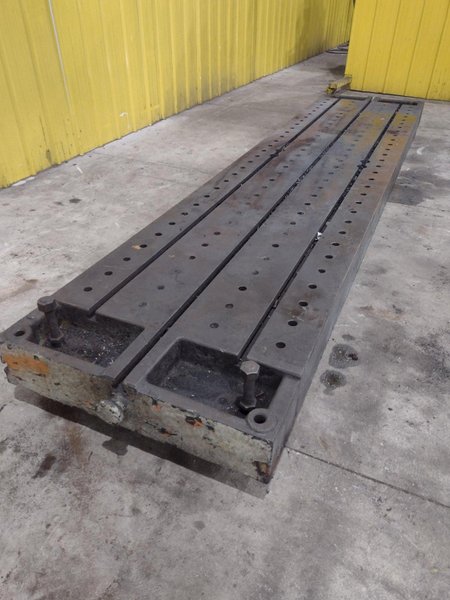 138&quot; X 30&quot; X 6.25&quot; T-SLOTTED LAYOUT PLATE / TABLE: STOCK #23626