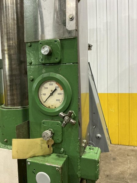200 TON RODGERS MODEL MD200-4835 CUSHION BED 4 POST HYDRAULIC PRESS, 24" STROKE: YOBRO #25696