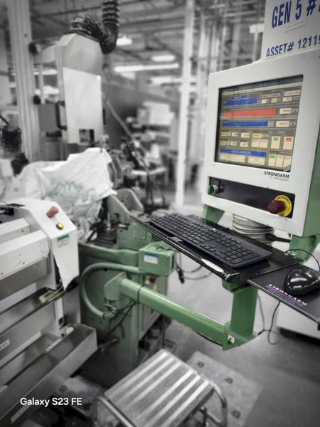 Royal Master Gen 5 (TG12x3) CNC  Guidewire  Centerless Grinder, Grinding Wire from: .0001" to .250", up to 17', with Scale Feedback to: .000004", Strongarm CNC Mini Station 15.1 - Windows Control , 7.5 HP. with Accu-Feed AGF 5M-V Wirefeeder,