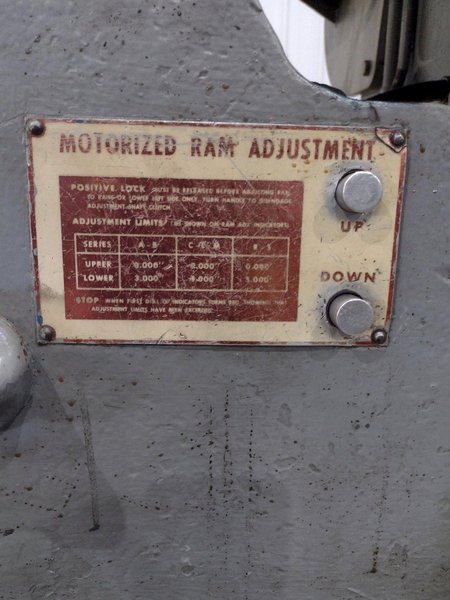 55 TON X 8' CHICAGO D&amp;K MODEL #68-B MECHANICAL PRESS BRAKE: STOCK #23632