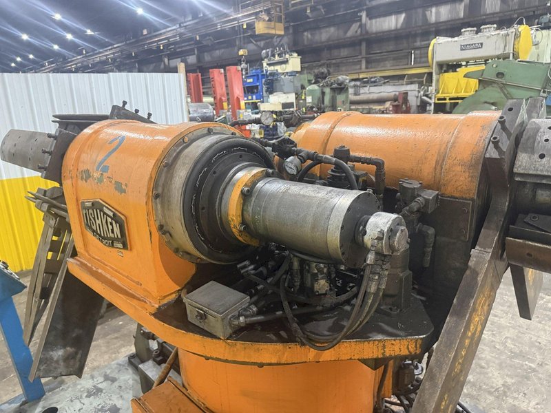 15,000 LB X 16" TISHKEN MODEL #HR-160 DOUBLE END REEL &amp; CAR: YOBRO #25253