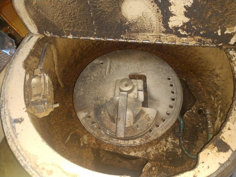 5 CUBIC FOOT ROTO-FINISH MODEL #ER-405D-00-A30 &quot;SPIRATRON&quot; VIBRATORY BOWL FINISHER: STOCK #13508