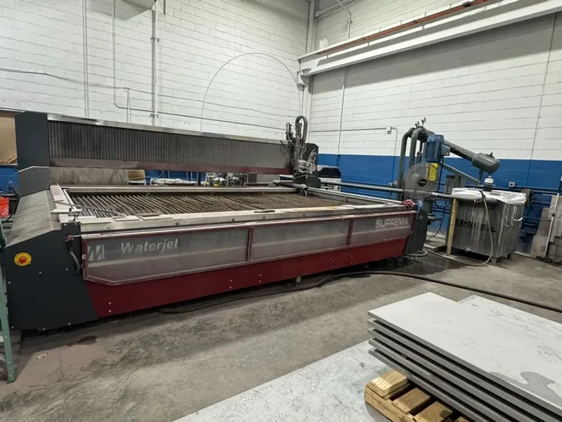 USED 2016 WATERJET CORP. SUPREMA DX 612 6' X 12 3-AXIS+ CNC WATERJET CUTTING SYSTEM