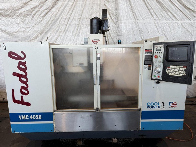 FADAL 4020-HT CNC VERTICAL MACHINING CENTER-1999. STOCK # 1110725