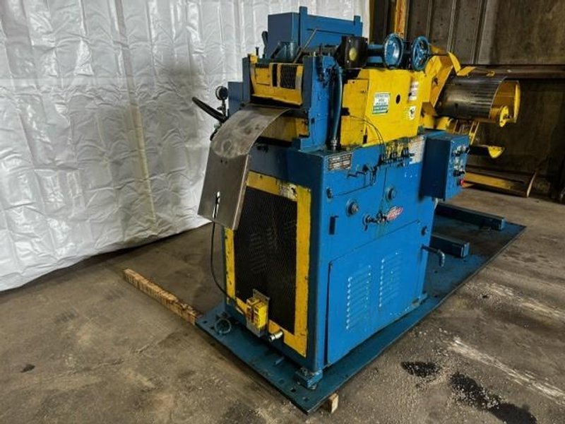 4,000# x 20" CHS UNCOILER AND 12" LITTEL STRAIGHTENER COMBO STOCK #3671