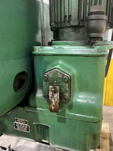 4' X 9' CARLTON MODEL #0A RADIAL ARM DRILL: YOBRO #25883