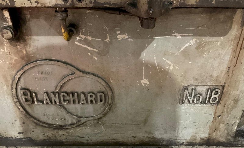 BLANCHARD NO18 ROTARY SURFACE GRINDER USED