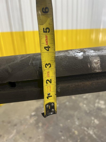 4&quot; DIAMETER X 105&quot; LONG BORING BAR WITH MORSE TAPER: STOCK #20650