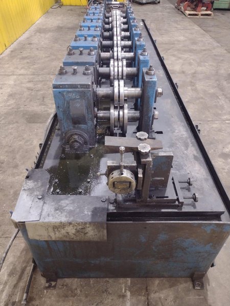 8 STAND X 2" ARDCOR MODEL #F-15 ROLLFORMER, TOOLED FOR ANGLE &amp; CHANNEL: YOBRO #24841