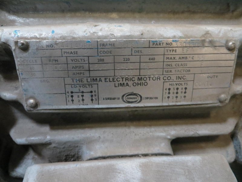 Niagara Model 76B 1/4 Power Squaring Shear with  5&#039; Squaring Arm and 2-Front Sheet Supports- Auction Item