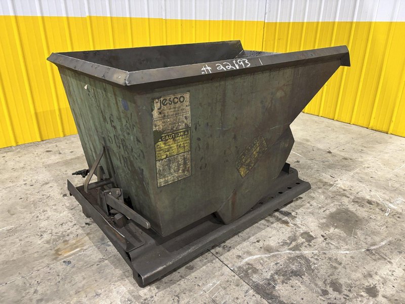 1 CU. YD. JESCO MODEL #211331 SELF DUMPING HOPPER: STOCK #22193