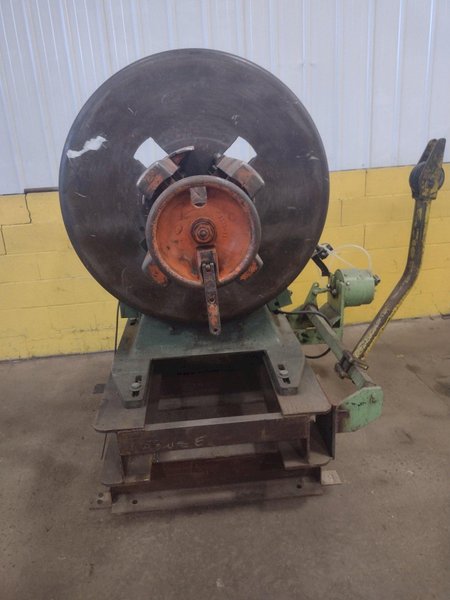 4,000 LB 2 TON x 24&quot; LITTELL MODEL #40  MOTORIZED UNCOILER COIL REEL: STOCK #15324