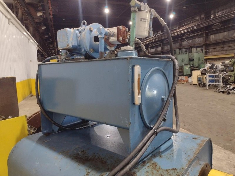 10,000 LB X 42” B&amp;K MOTORIZED UNCOILER COIL REEL : STOCK #22955