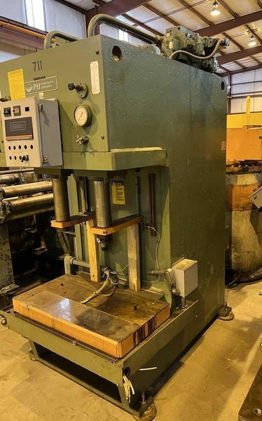 50 Ton PH Hydraulics, C Frame Press, Dual Ram