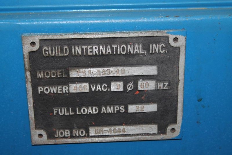 10&quot; X 135&quot; GUILD MODEL #PSA-135-10 SHEAR END WELDER:  STOCK #75162
