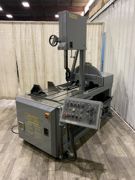 18" X 22" HYDMECH  MODEL # VW-18 MITERING VERTICAL BAND SAW: STOCK #78584