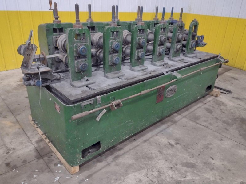 4 STAND x 2&quot; ARBOR X 13&quot; ROLLSPACE YODER MODEL #M2 ROLLFORMER: STOCK #23569