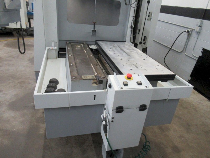 Haas VF-4SS APC CNC Vertical Machining Center, Automatic Pallet Changer, 4th Axis, Probing, TS Coolant, 40-ATC