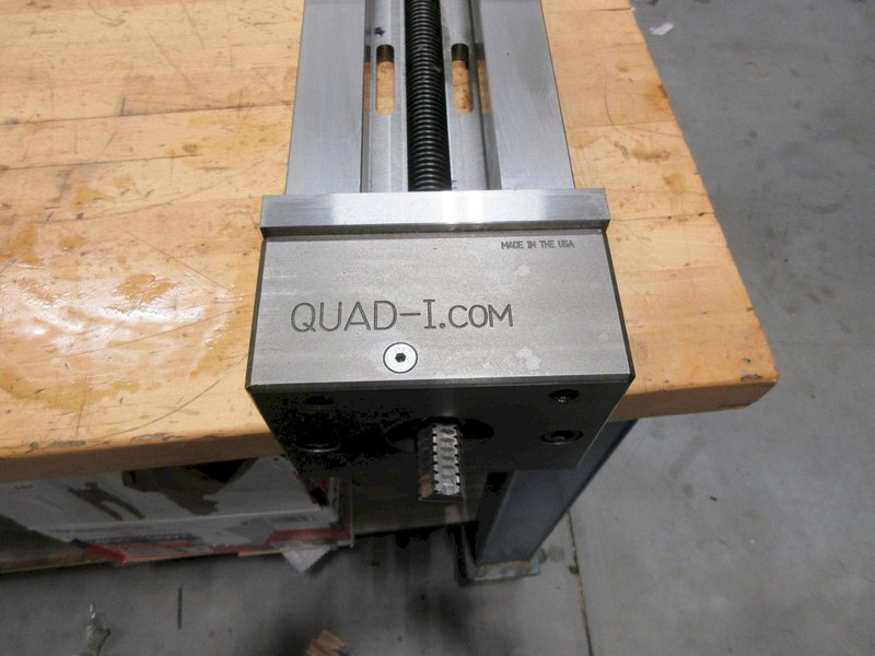 Quad-I.com Extended Travel 6" Machine Vise with Steel Hard Jaws, 21.5" Max Opening- Auction Item