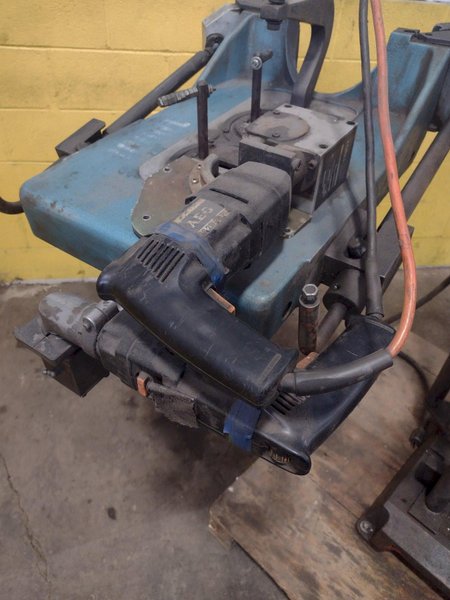 6-3/4" T-DRILL MODEL #T-150 PIPE COLLARING MACHINE WITH T-DRILL EC-150 END PROCESSING ATTACHMENT: STOCK #15864