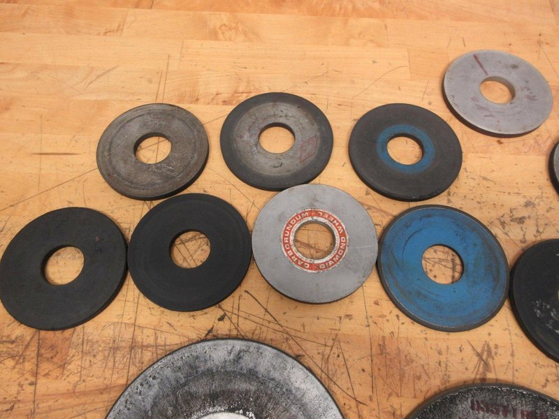 Diamond Grinding Wheels 1-1/4" Arbor 4", 6", 6.75" ***Used*** Assorted Sizes- Auction Item