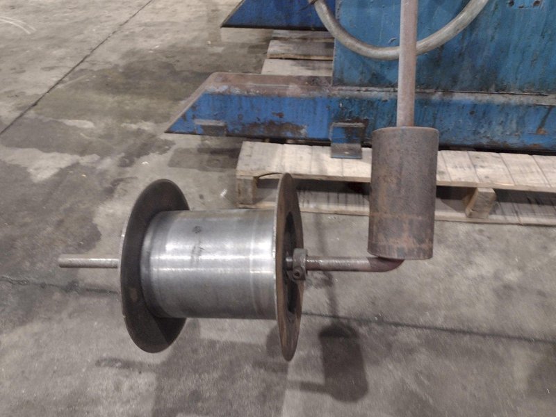 6,000 X 12" COLT MODEL #CR-60-12 MOTORIZED COIL REEL UNCOILER : YOBRO #24603
