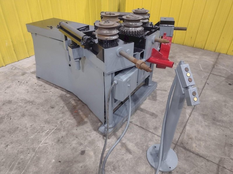 4&quot; WALLACE MODEL #465 4-ROLL TUBE &amp; PIPE ROLLING BENDER MACHINE, WITH TOOLING: STOCK #22764