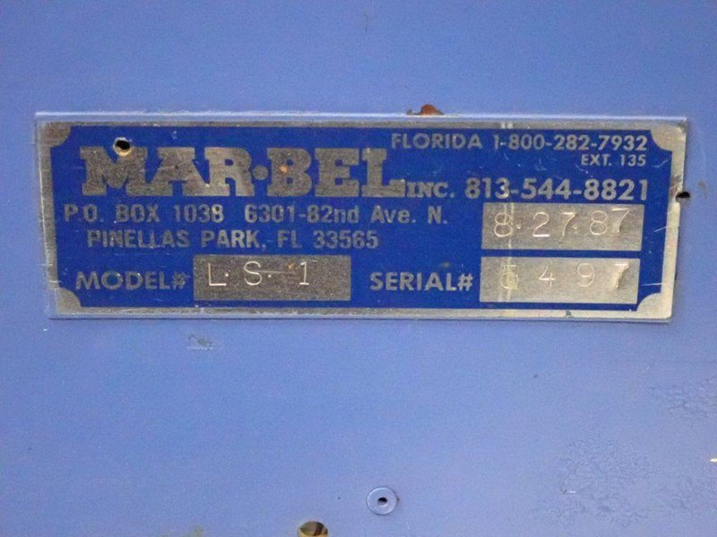 MAR-BEL INC SLITTER  -  LS1