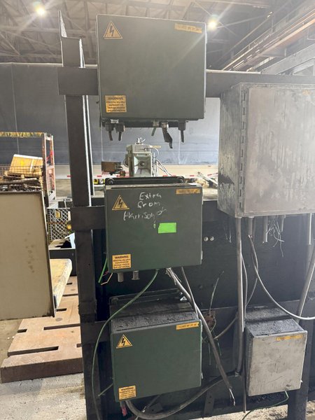 CONTROLLED AUTOMATION ELECTRICAL CONTROL PANEL, FROM MODEL #BFC-530 BEAM PUNCH LINE: STOCK #24124