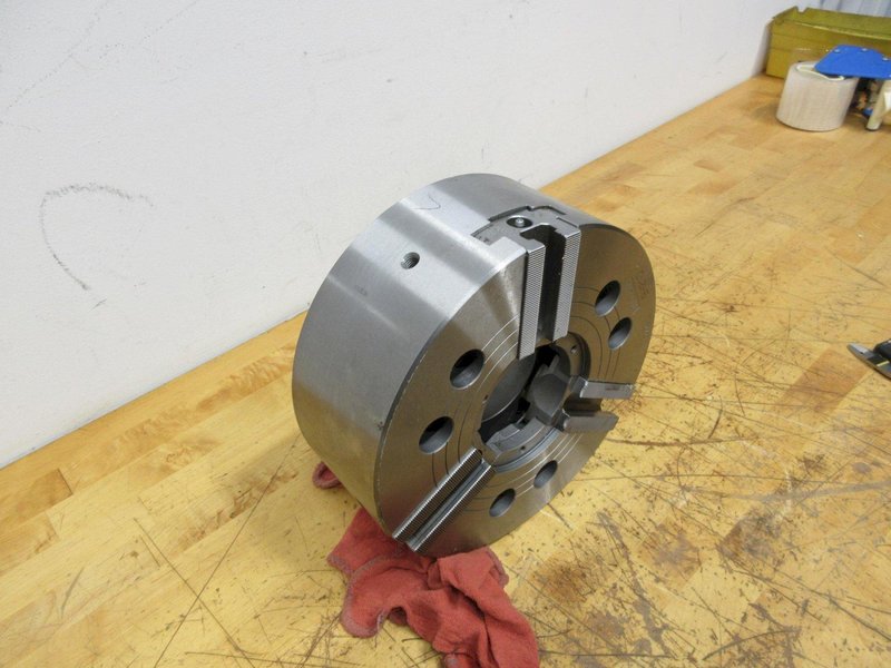 Kitagawa B-210 Open Center 6", 3-Jaw Power Chuck A2-8 Mounting- Auction Item