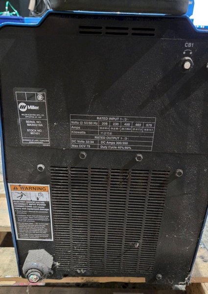 MILLER INVISION 352 MPA MIG WELDER USED