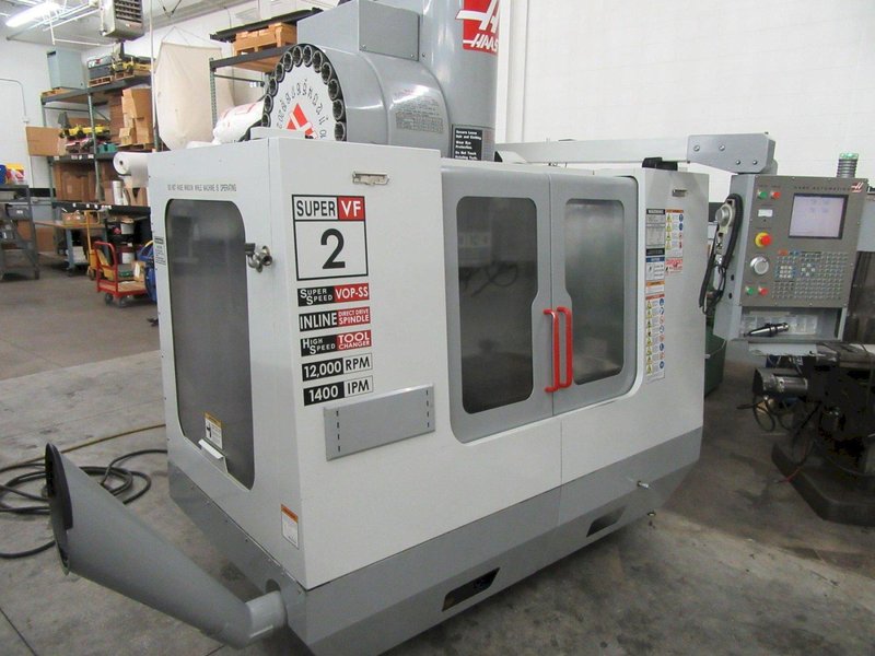 Haas VF-2SS CNC Vertical Machining Center with 4th &amp; 5th Axis Brushless Drives, 12,000 RPM Spindle, Probing
