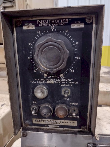 12&quot; x 36&quot; GARDNER MODEL #1236 HYDRAULIC HORIZONTAL SURFACE GRINDER: STOCK #19300