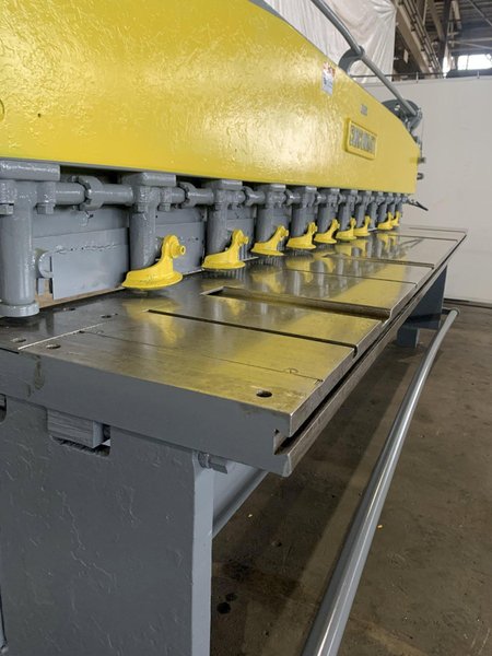 12' X 3/16" CINCINNATI 1412 MECHANICAL SHEAR. STOCK # 0446925.