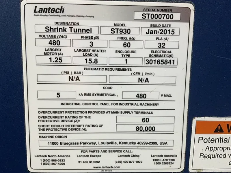 ST930 - Packaging Equipment
