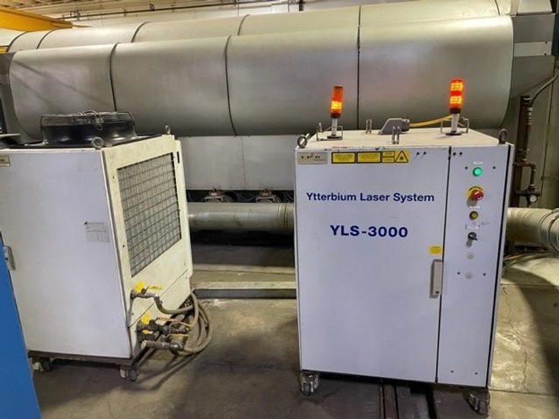 3000 WATT SALVAGNINI L3-30-SYS CNC FIBER LASER CUTTER