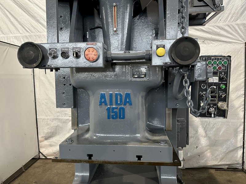 165 TON AIDA MODEL #NC1-150 GAP FRAME SINGLE CRANK PRESS