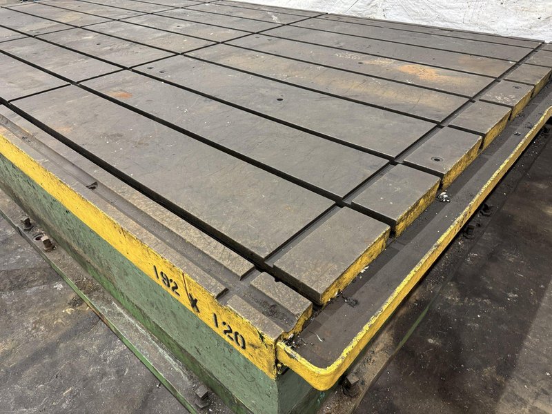 176&quot; X 97-1/2&quot; T SLOTTED FLOOR PLATE/TABLE: STOCK #79281