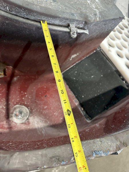 12 C.U. F.T  VL/RAMPE SB-12-CWC VIBRATORY FINISHER. STOCK # 0151824.