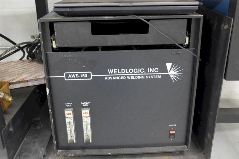 TIG WELDING STATION INCLUDING WELDLOGIC CWT PRECIONS WELDING LATHE &amp; WELDLOGIC AWS-150 CONTROLLER: YOBRO #24403