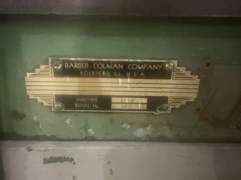 BARBER COLEMAN MODEL #HSC GEAR INSPECTION UNIT : YOBRO #25097