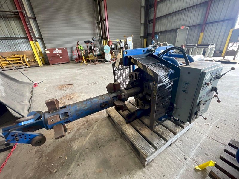 Used, Tri Tool Model PFM 816 Pipe Beveler with Hydraulic Power Unit (Model HPU75-60/5)